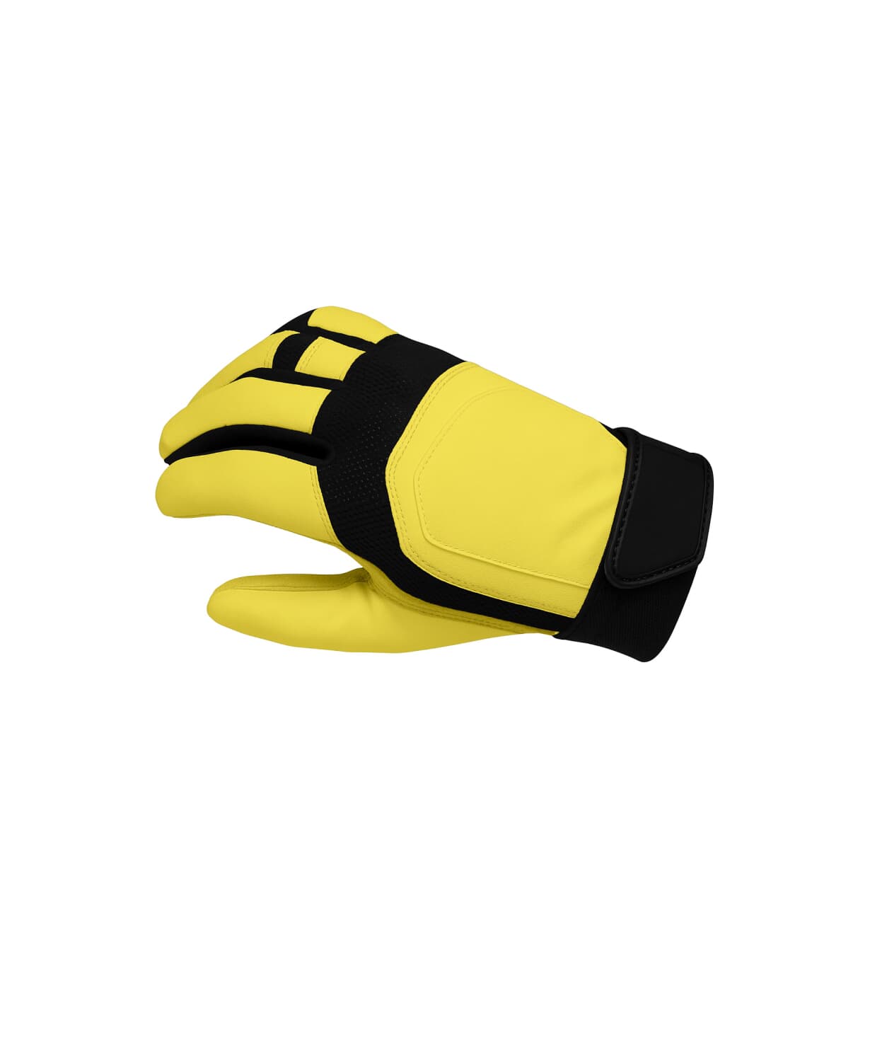 High-grip orange sports glove